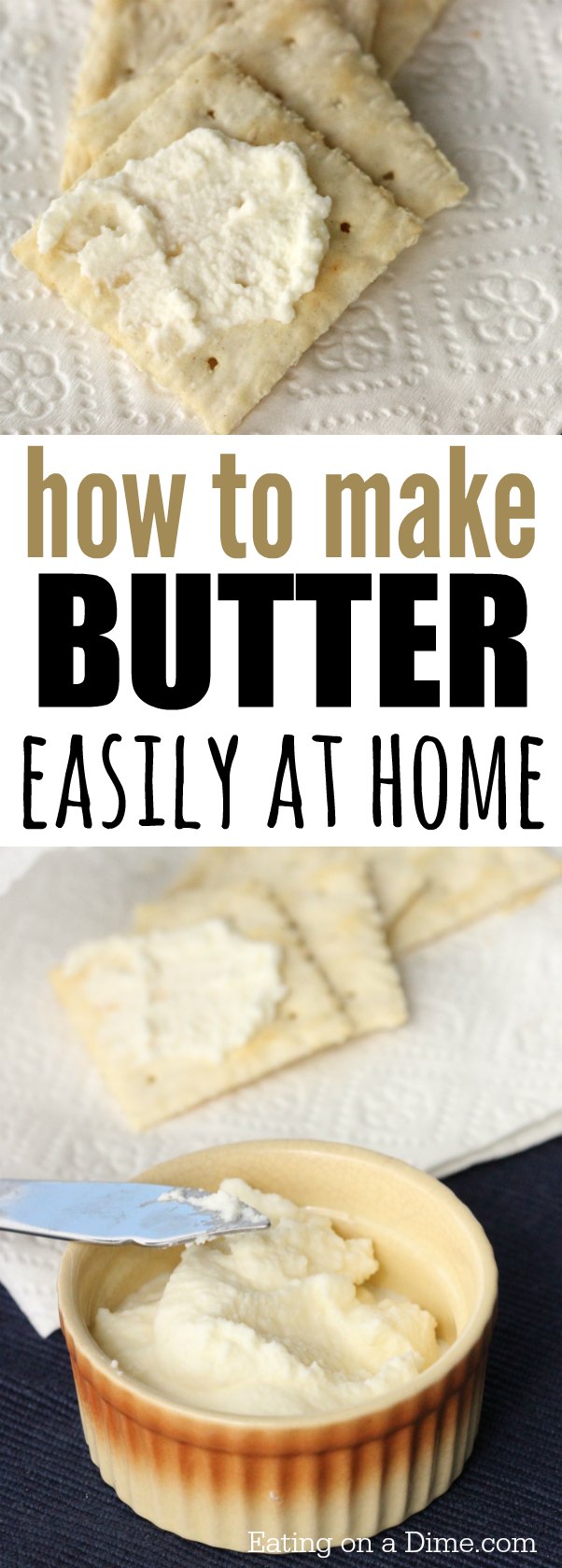 How To Make Butter With Heavy Cream Eating On A Dime