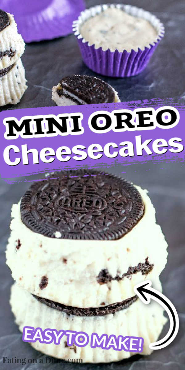 Mini Oreo Cheesecake Recipe - Oreo Cheesecake Cupcakes