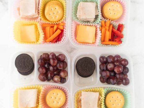 Homemade Lunchable Bento with More Protein! 