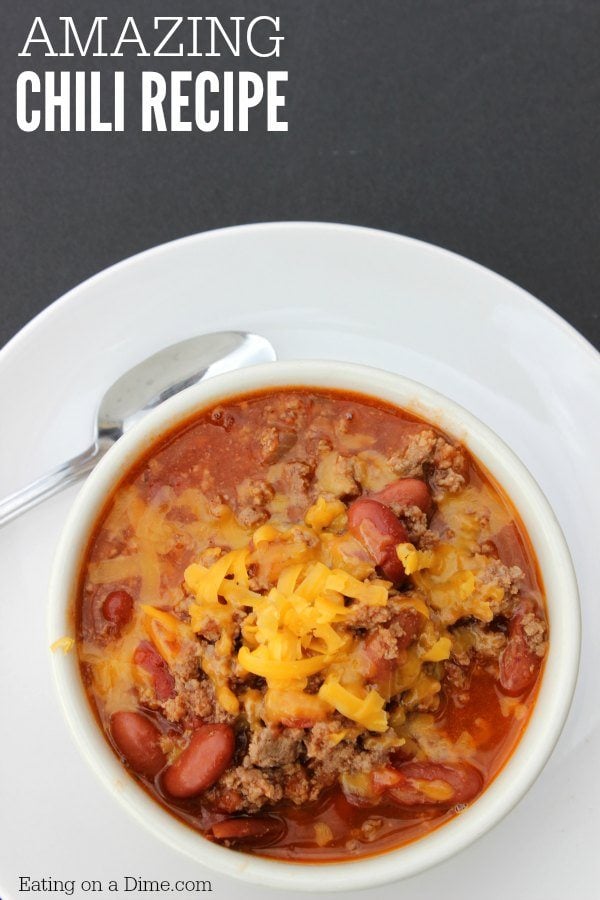 Really Quick Chili Recipe {Easy To Make} - Eating On A Dime