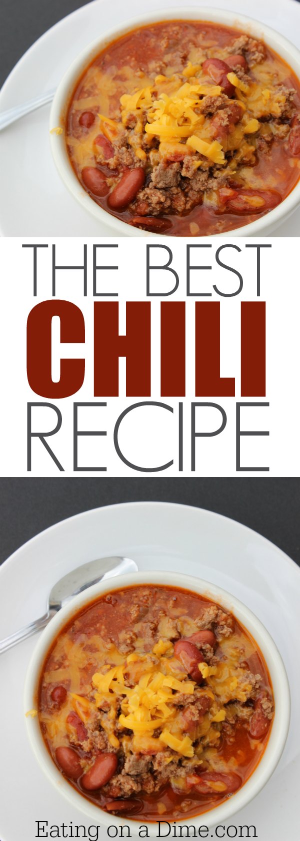 Really Quick Chili Recipe Easy To Make Eating On A Dime   The Very Best Chili Recipe 