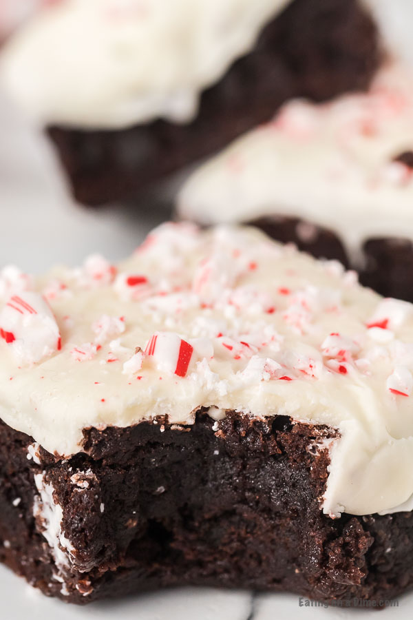 Peppermint white chocolate brownies recipe - white chocolate brownies