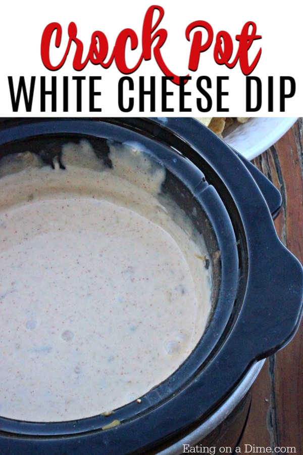 Dieses Crock Pot White Cheese Dip Rezept ist einfach zuzubereiten und jeder liebt es. Ein weißes mexikanisches Queso Blanco Dip-Rezept in Restaurantqualität, das Sie zu Hause zubereiten können. Dieser hausgemachte mexikanische Weißkäse-Dip ohne Velveeta ist besser als die aus mexikanischen Restaurants. Es ist eines meiner Lieblings-Dip-Rezepte. #eatingonadime #diprecipes #whitecheesedip