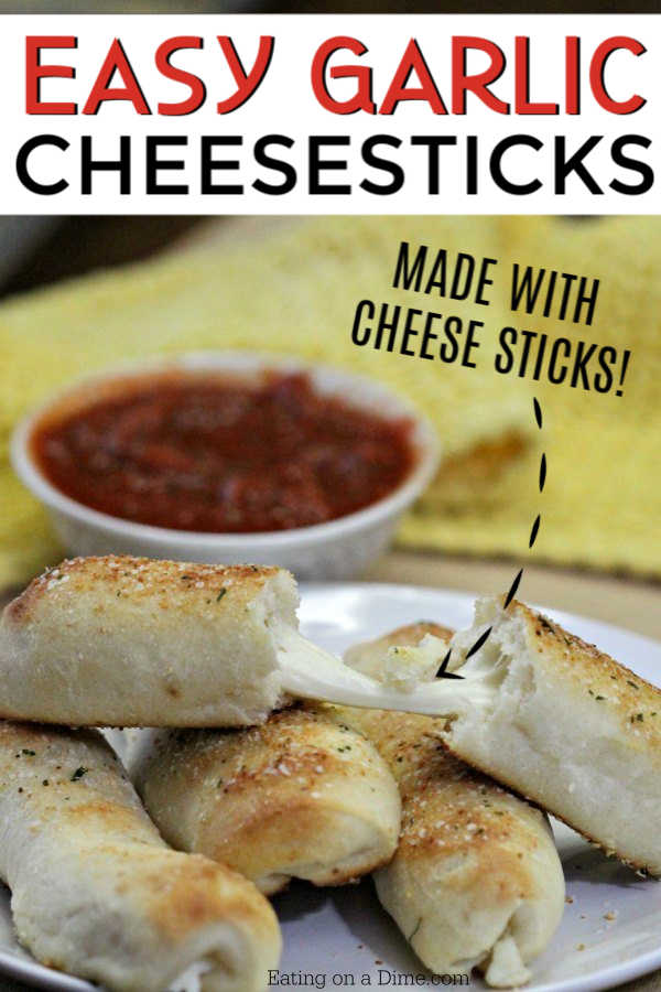 Garlic Bread Cheese Sticks Recipe Eating On A Dime