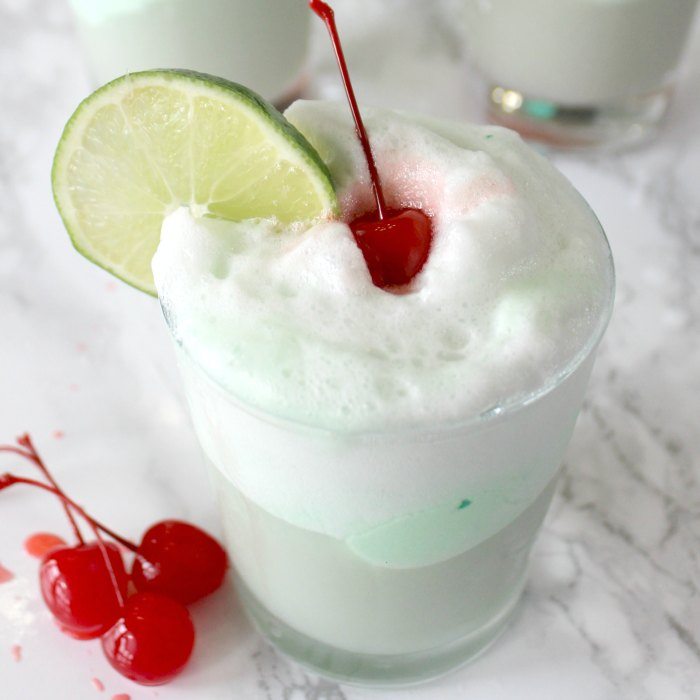 Cherry Limeade Sherbet Punch - Only 2 Ingredients