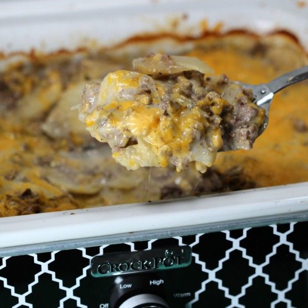 Crock Pot Hamburger Potato Casserole Recipe Hamburger Casserole