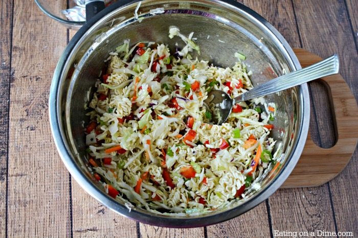 Ramen Noodle Salad Recipe  So much Asian flavor and crunch!