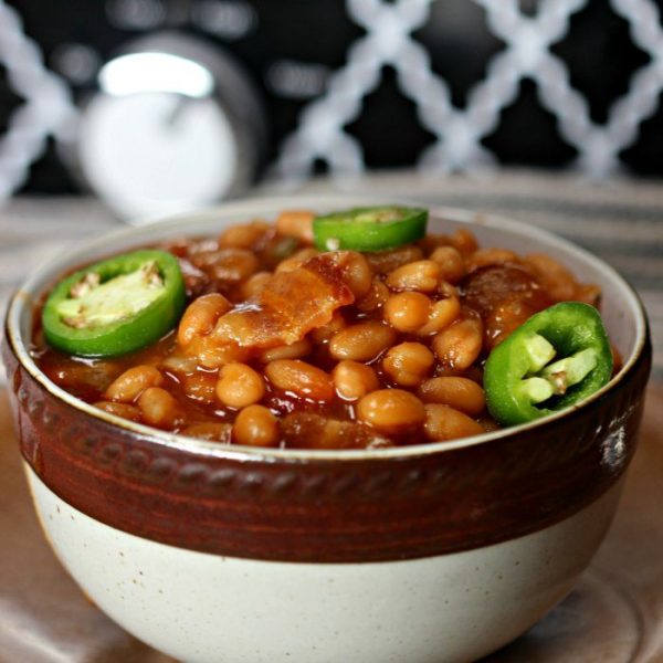 Easy Crockpot Baked Beans Recipe Slow Cooker Beans Recipe