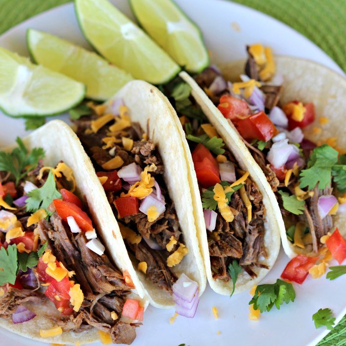 Gluten Free Crock pot Mexican Shredded Beef Taco Recipe