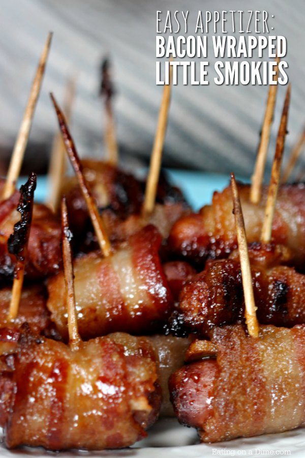 Bacon wrapped little smokies recipe - Easy appetizer recipe