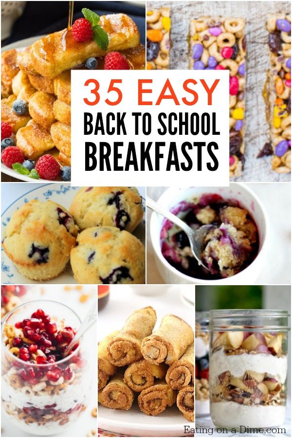 35 Back to School Breakfast Ideas - Easy Breakfast Recipes