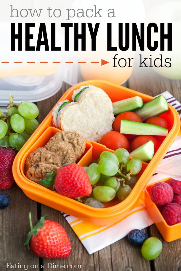 How To Pack Healthy Lunches For Kids Healthy Lunch Ideas For Kids