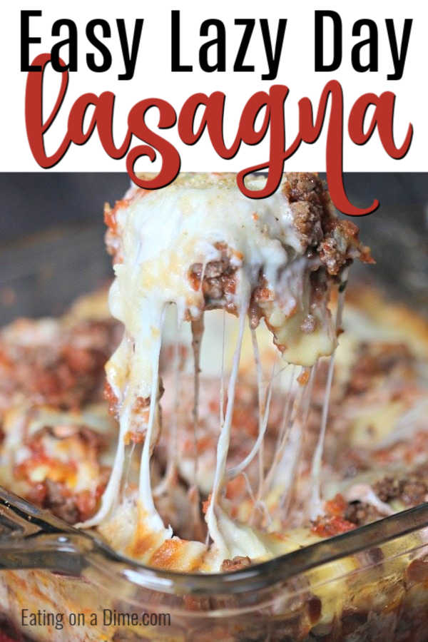 Easy Lasagna recipe -The best lasagna recipe simple to make