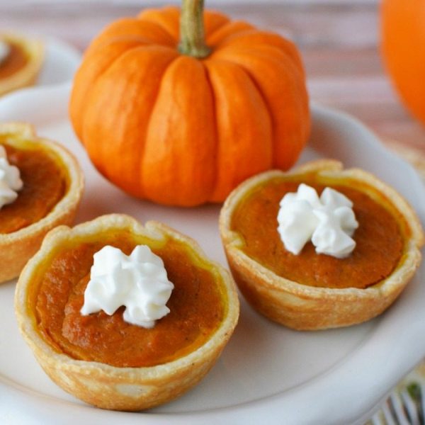 Mini Pumpkin Pies Recipe - mini pumpkin pie bites