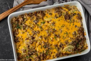 gluten free hamburger casserole - Easy dinner idea!