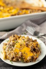 gluten free hamburger casserole - Easy dinner idea!