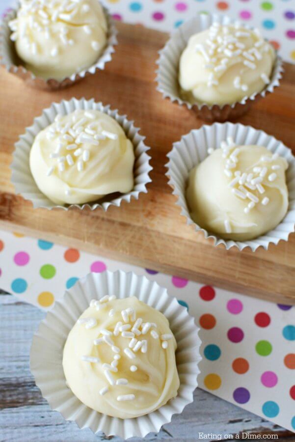 White Chocolate Truffles Only 4 Simple Ingredients 