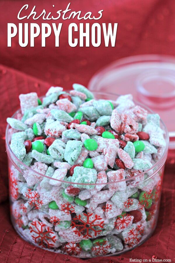 Puppy Chow Recipe Chex : Christmas Puppy Chow Recipe Easy Chex Mix ...