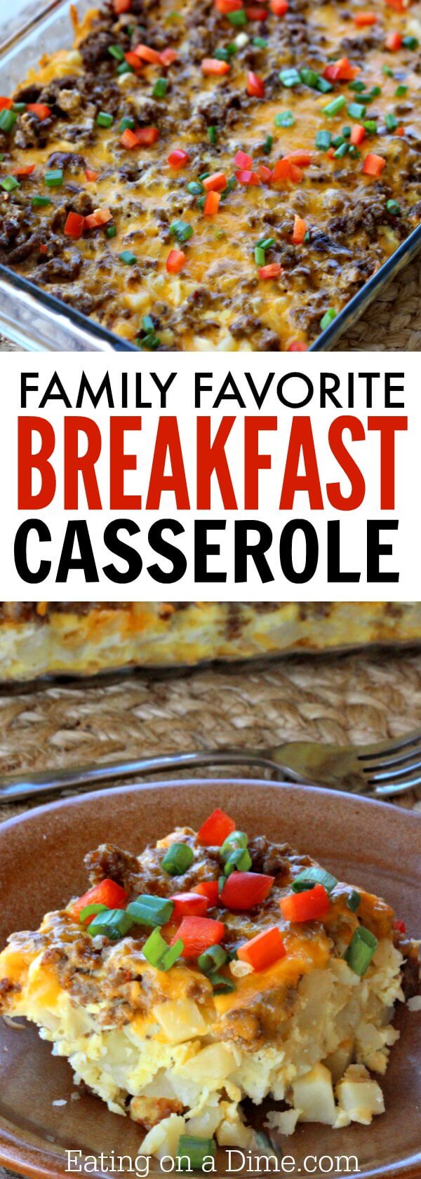 Sausage and Egg Breakfast Casserole Recipe - Easy Breakfast Casserole