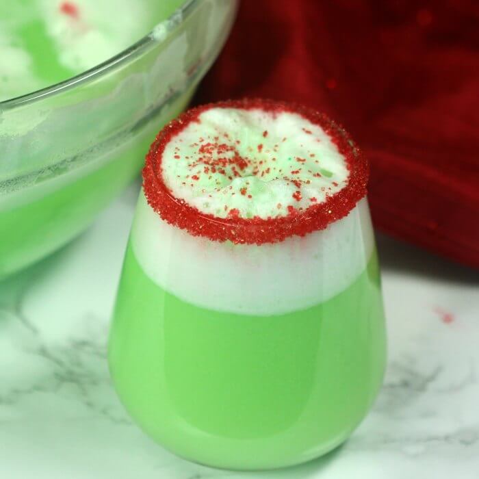Easy Grinch Punch Recipe Sherbet Punch Christmas Punch Recipes