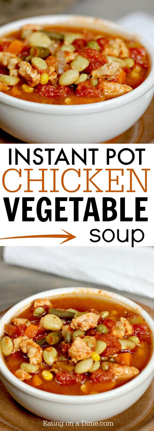 Instant Pot Chicken Vegetable Soup Recipe - Pressure Cooker Recipes