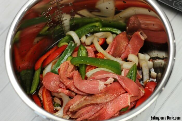 beef pepper steak instant pot