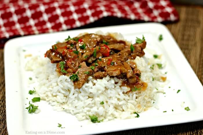 beef pepper steak instant pot