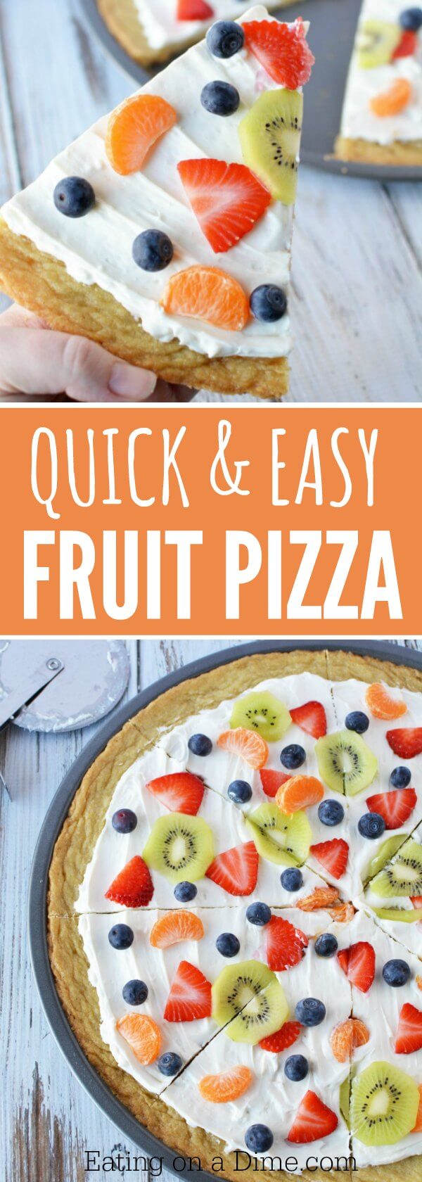 Sugar Cookie Fruit Pizza - Easy Fruit Pizza Recipe