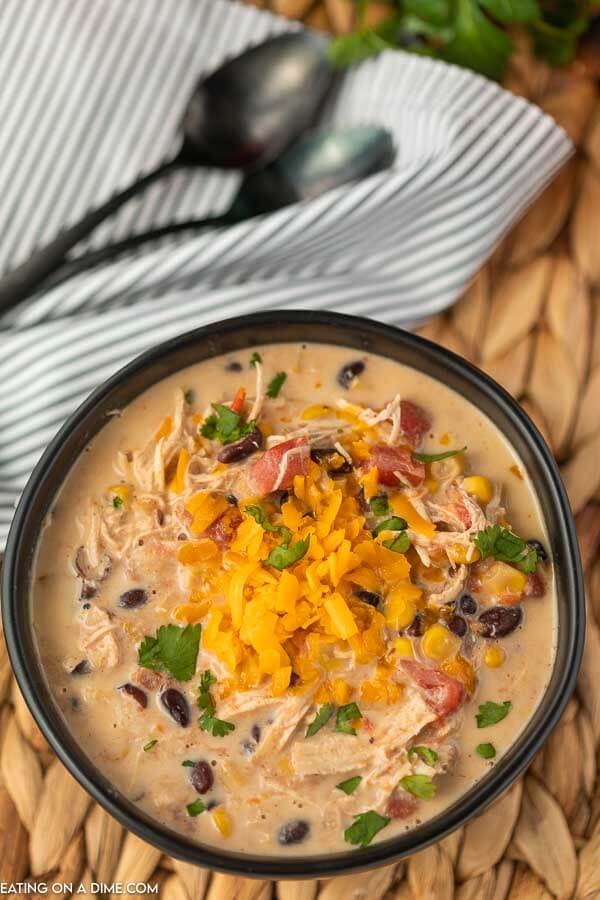 Crockpot Creamy Chicken Taco Soup Recipe - Creamy Taco Soup Recipe