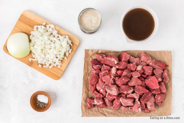 Crockpot beef tips recipe (and VIDEO) - easy slow cooker beef tips recipe