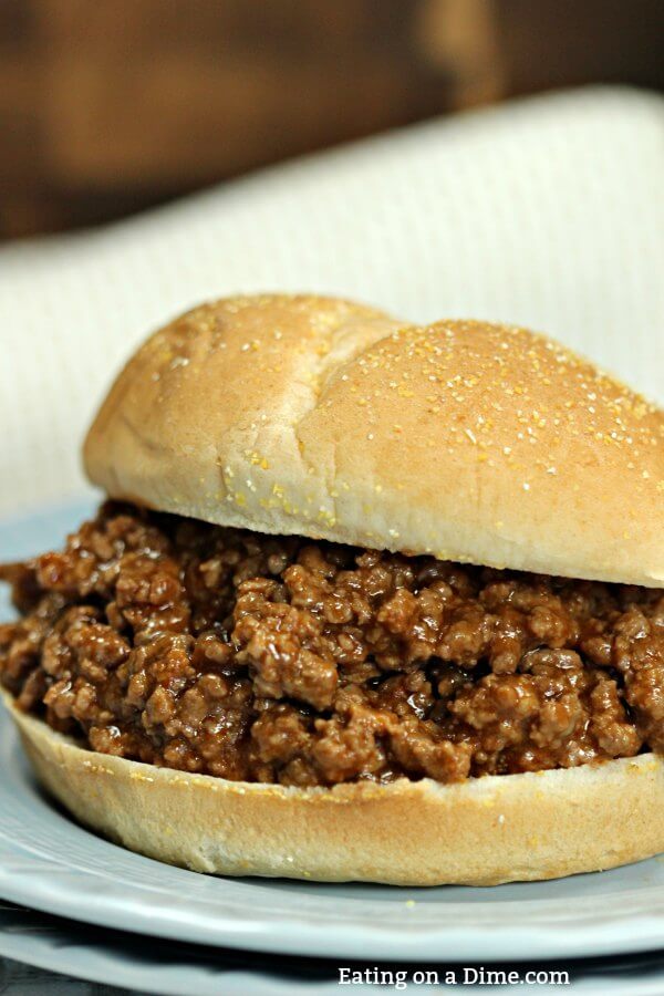 Easy Crock pot Sloppy Joes Recipe Sloppy Joe Slow Cooker Recipe