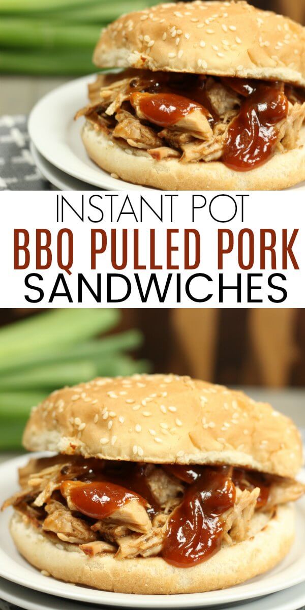 Instant pot pulled pork recipe  Easy Pulled pork you will love!