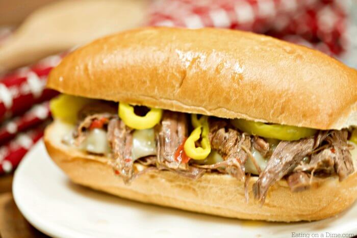 Crock Pot Italian Beef Sandwich Recipe - Italian Beef Sandwiches