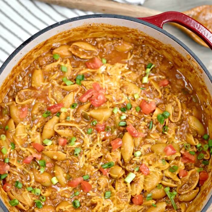 Beef taco pasta skillet recipe is comfort food at its best. Try this easy taco pasta recipe. Taco pasta skillet is so quick. Try cheesy taco pasta recipe.