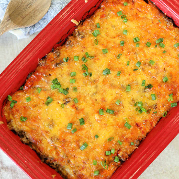 Low Carb Cheeseburger Casserole Recipe - So Easy and Keto Friendly