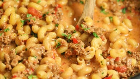 Crock pot Hamburger helper - Homemade Hamburger Helper