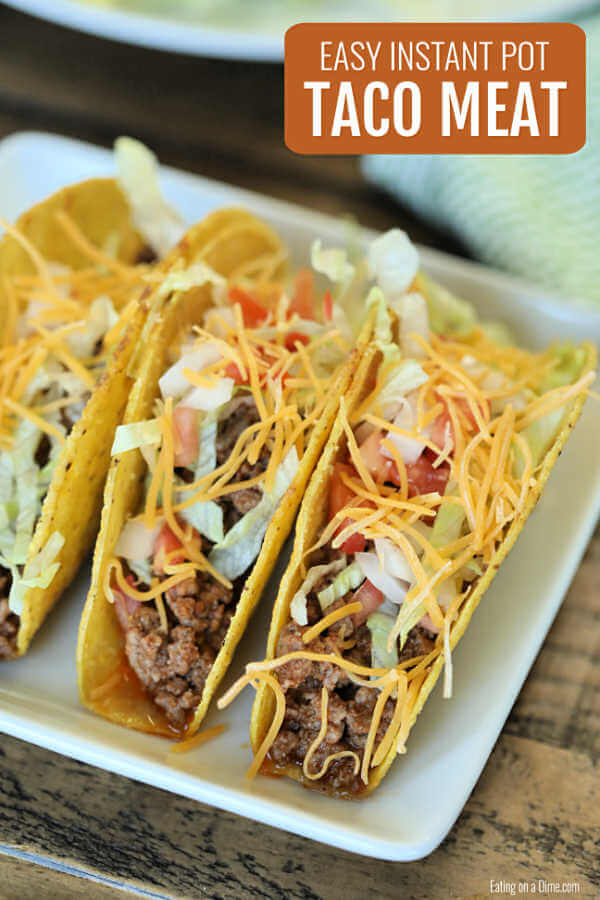 The Best Instant Pot Taco Meat Recipe Easy Pressure