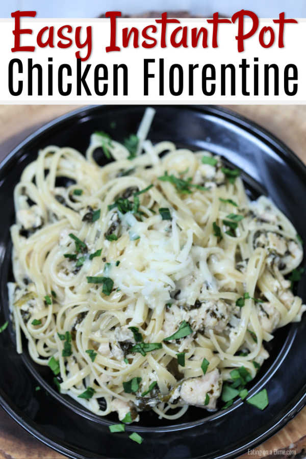 Instant Pot Chicken Florentine Recipe - Ready in under 30 minutes!