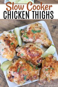 Slow Cooker Chili Lime Chicken Thighs Recipe - Chili Lime Chicken Thighs