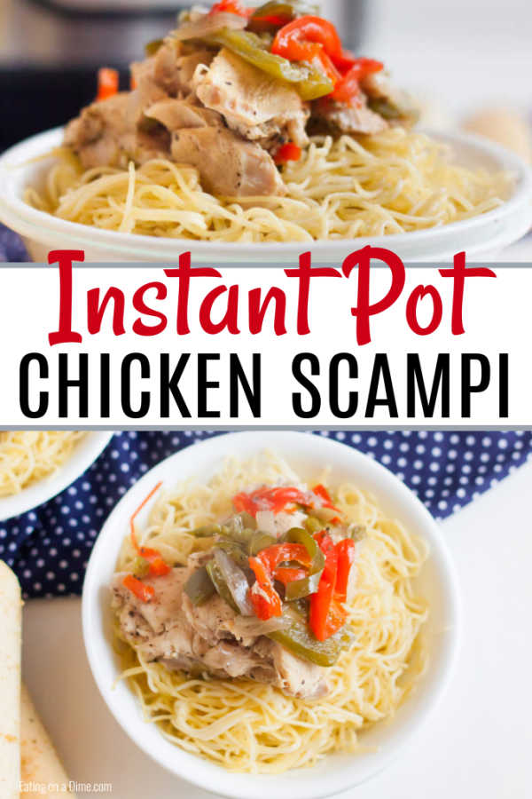 Crock pot chicken scampi