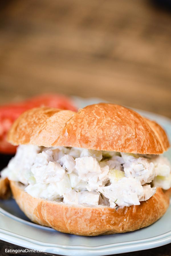 Cucumber Chicken Salad Sandwich recipe