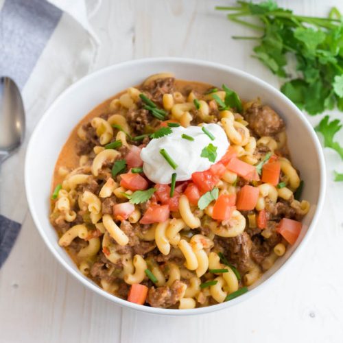 Crock Pot Beef Taco Pasta Recipe - Slow Cooker Taco Casserole