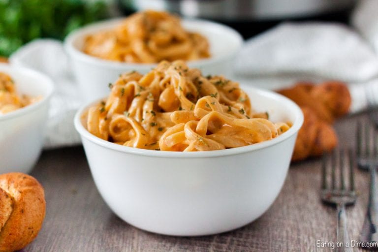 Instant Pot Buffalo Chicken Pasta Recipe - Eating On A Dime.com