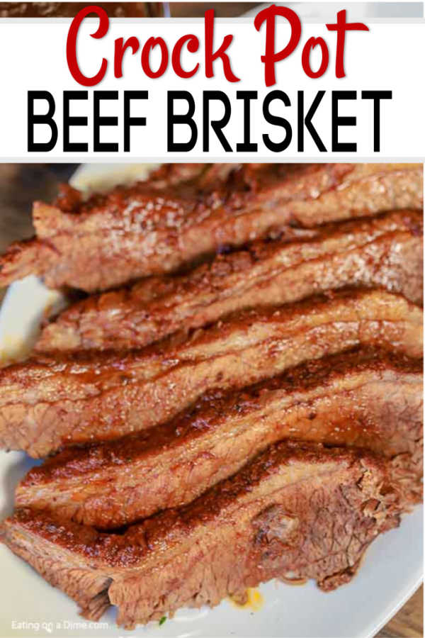 Crock Pot Brisket Recipe - Easy Slow Cooker BBQ Brisket