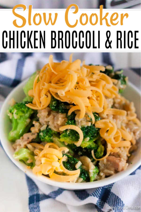 Crock Pot Chicken Broccoli And Rice Casserole Easy One Pot Meal