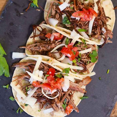 Slow Cooker Beef Carnitas Recipe - Mexican Beef Carnitas Recipe