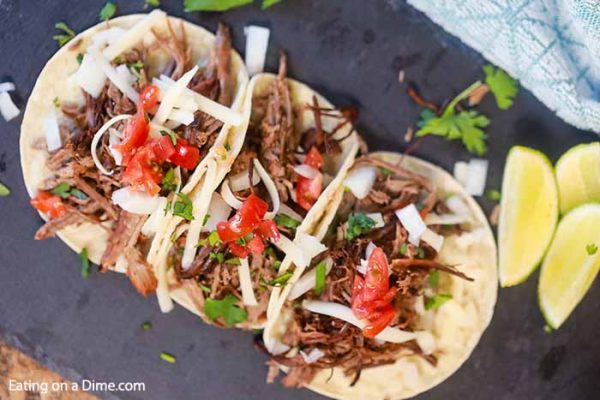 Slow Cooker Beef Carnitas Recipe - Mexican Beef Carnitas Recipe