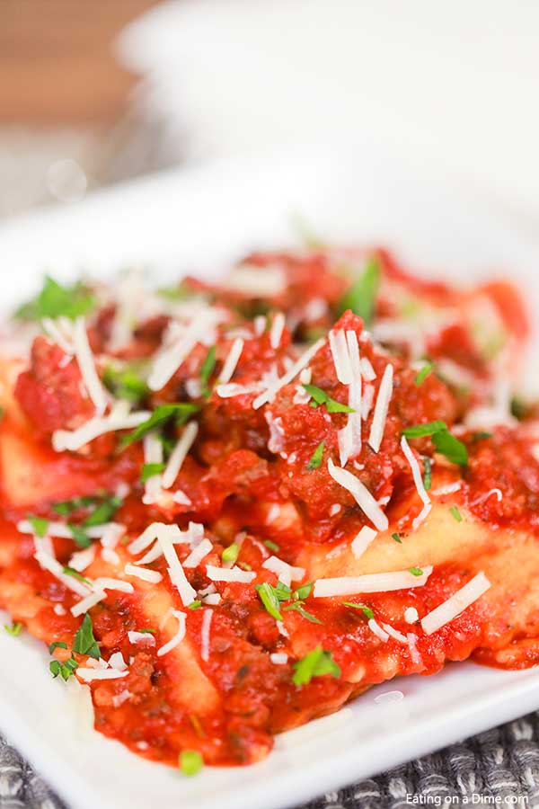 Crockpot Ravioli And Sausage - Easy Crockpot Ravioli