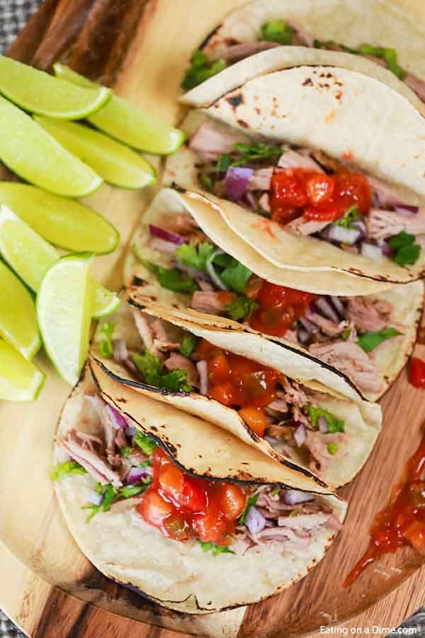 Crock Pot Pork Tenderloin Tacos - pork tenderloin carnitas