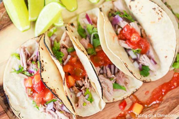 Crock Pot Pork Tenderloin Tacos - pork tenderloin carnitas